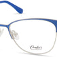 Candies CA0186 Square Eyeglasses 084-084 - Shiny Light Blue