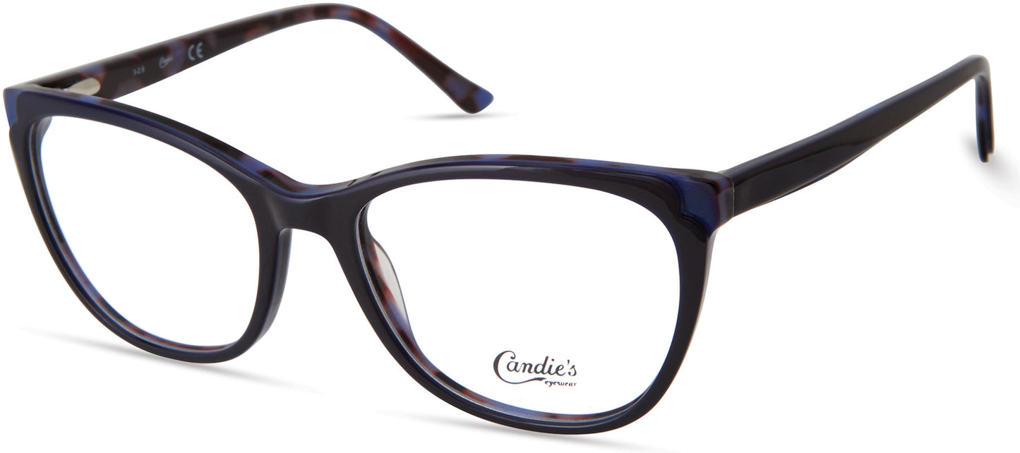 Candies CA0188 Square Eyeglasses 090-090 - Shiny Blue