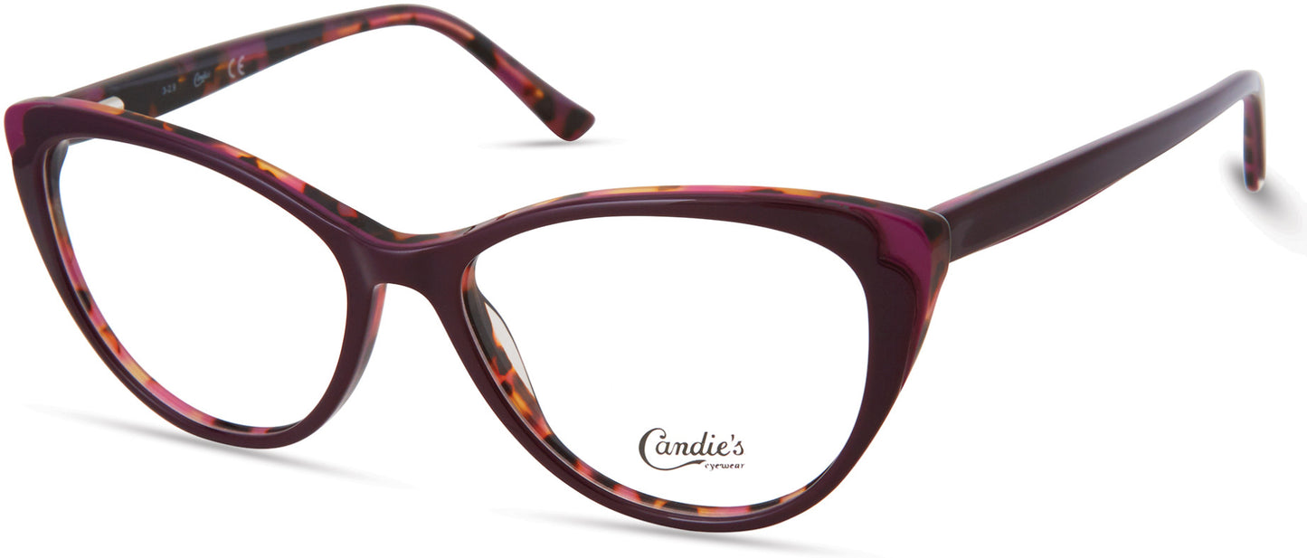 Candies CA0189 Cat Eyeglasses 081-081 - Shiny Violet
