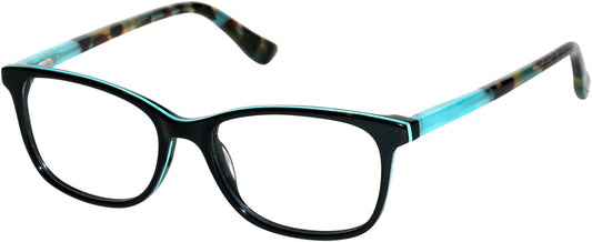 Candies CA0191 Rectangular Eyeglasses 005-005 - Black