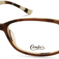 Candies CA0198 Rectangular Eyeglasses 047-047 - Light Brown