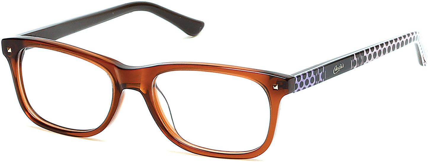 Candies CA0500 Geometric Eyeglasses 047-047 - Light Brown/other