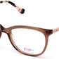 Candies CA0508 Eyeglasses 045-045 - Shiny Light Brown