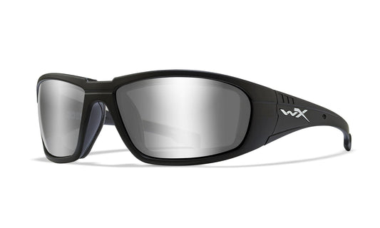 WILEY X WX Boss Sunglasses  Gloss Black 68-18-125