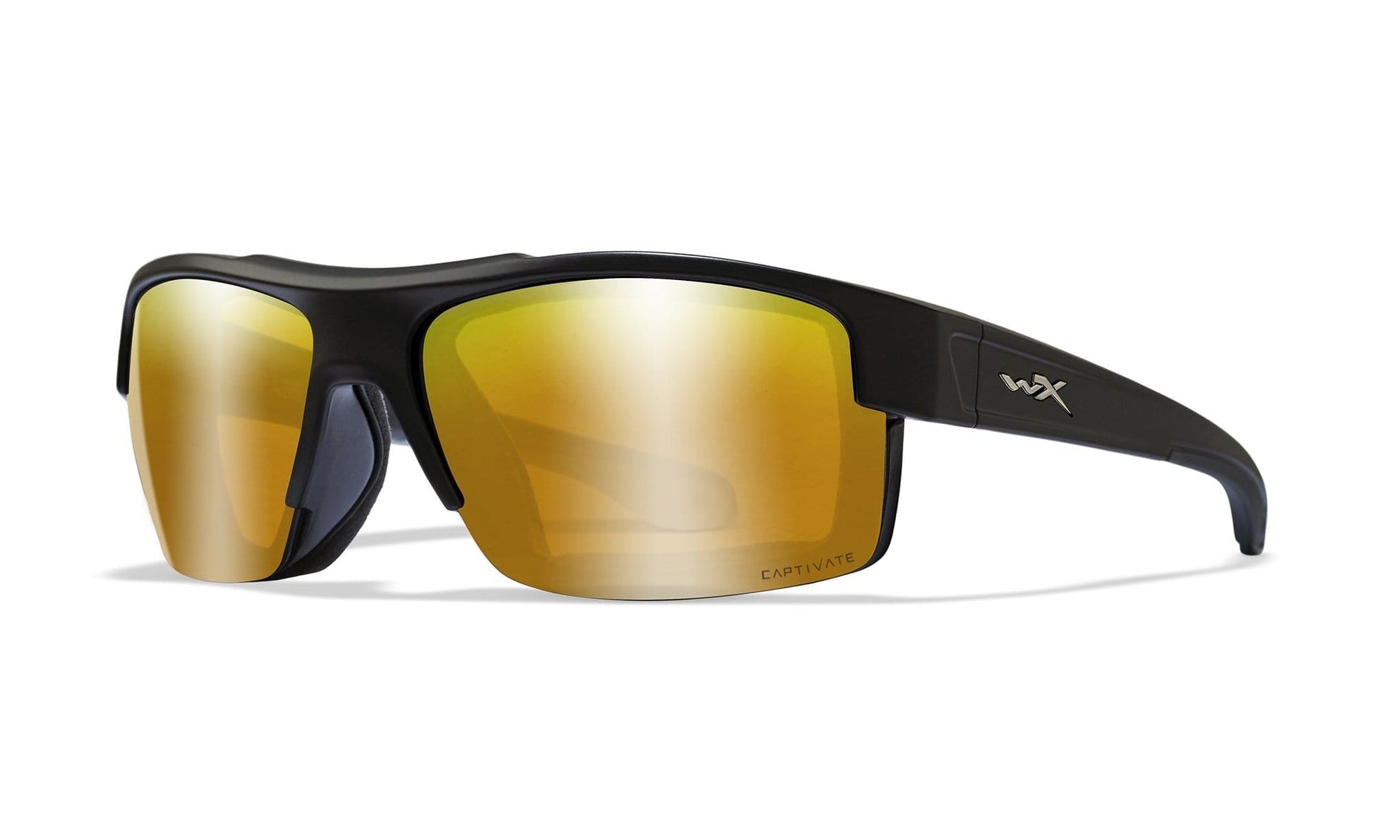 WILEY X WX Compass Sunglasses  Matte Black 67-16-120