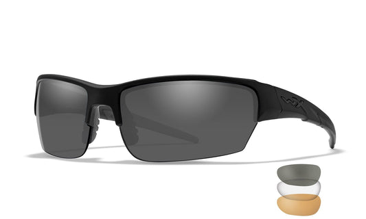 WILEY X WX Saint Sunglasses  Matte Black 68-16-114