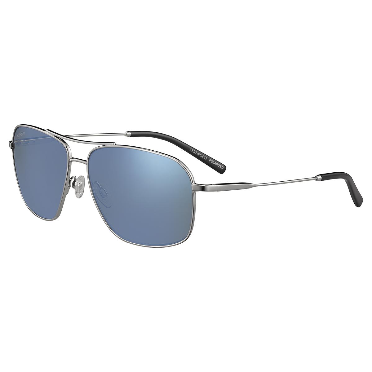 Serengeti Dorwinn Sunglasses  Shiny Silver Extra Large