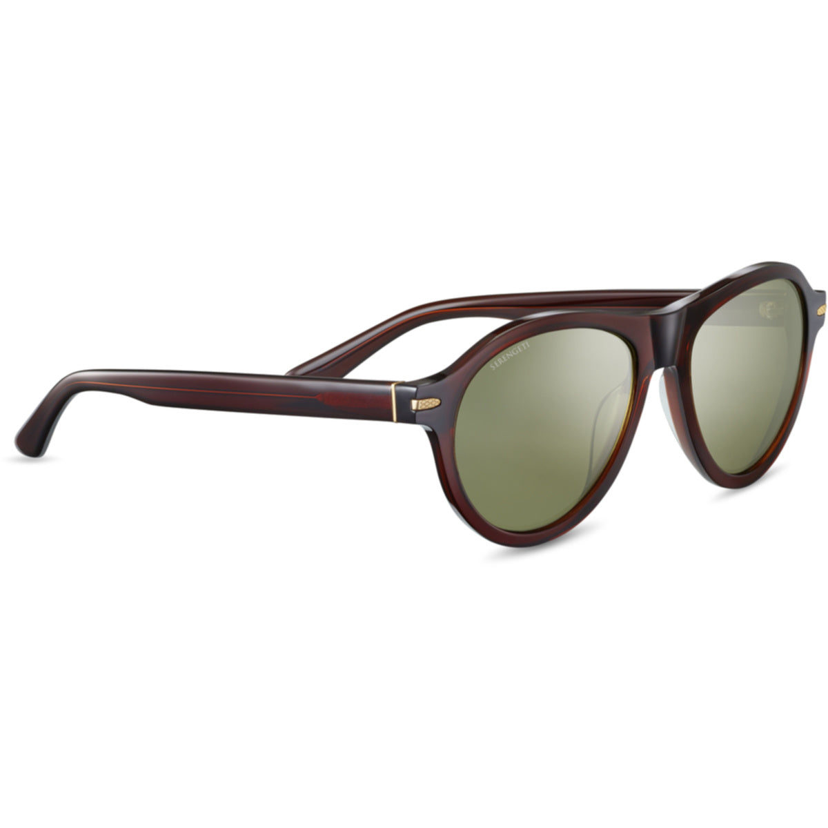 Serengeti Danby Sunglasses  Redish Brown Large