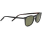Serengeti Delio Sunglasses  Shiny Black/dark Tortoise Inside Temple Medium