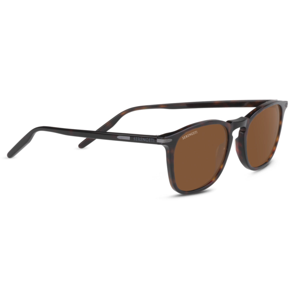 Serengeti Delio Sunglasses  Dark Havana Shiny Medium