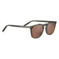 Serengeti Delio Sunglasses  Shiny Crystal Khaki Medium