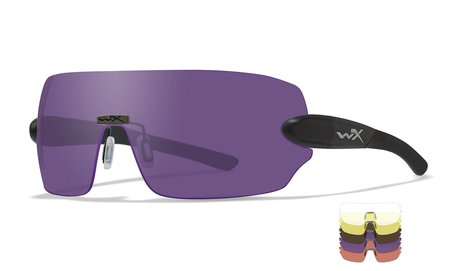 WILEY X WX Detection 5 Lens Package Sunglasses  Matte Black 00-00-00