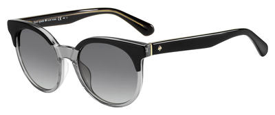 KS Abianne/S Browline Sunglasses 008A-Black Gray