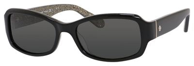 KS Adley/P/S Rectangular Sunglasses JLQP-Black Glitter