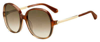 KS Adriyanna/S Oval Modified Sunglasses 009Q-Brown
