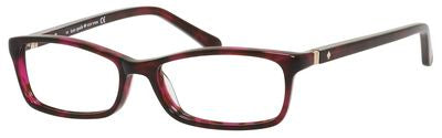KS Agneta Us Rectangular Eyeglasses 01G4-Pink Havana