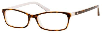 KS Agneta Us Rectangular Eyeglasses 01J5-Tortoise Pink