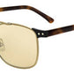 JMC Alan/S Rectangular Sunglasses 04QK-Bronze Red Havana