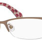 KS Alexanne Rectangular Eyeglasses 0AAI-Semi Matte Brown Beige (Back Order 2 weeks)