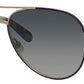 KS Amarissa/S Aviator Sunglasses 02M2-Black Gold