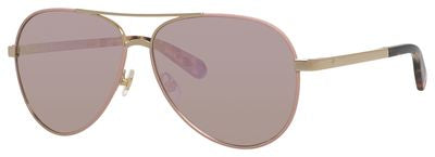 KS Amarissa/S Aviator Sunglasses 0EYR-Gold Pink