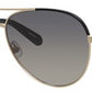 KS Amarissa/S Aviator Sunglasses 0RHL-Gold Black