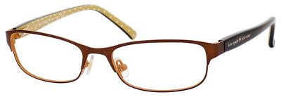 KS Ambrosette Us Oval Eyeglasses 0JUV-Satin Brown Dots