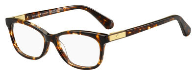 KS Amelinda Rectangular Eyeglasses 0086-Dark Havana