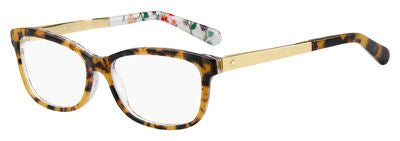 KS Angelisa Rectangular Eyeglasses 0086-Dark Havana