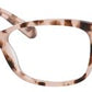 KS Angelisa Rectangular Eyeglasses 0S14-Pink Havana