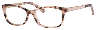 KS Angelisa Rectangular Eyeglasses 0S14-Pink Havana