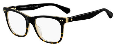 KS Aniyah Square Eyeglasses 0W4A-Black Havana Black (Back Order 2 weeks)