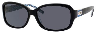 KS Annika/P/S Rectangular Sunglasses JEDP-Black / Blue Spades (Back Order 2 weeks)