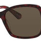 KS Annjanette/S Rectangular Sunglasses 0O63-Havana Red (Back Order 2 weeks)