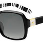 KS Annora/P/S Square Sunglasses 0INA-Black Palladium Transparent Blac (Back Order 2 weeks)