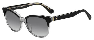 KS Arlynn/S Browline Sunglasses 008A-Black Gray