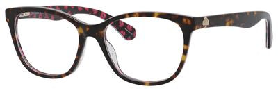 KS Atalina Rectangular Eyeglasses 02VM-Havana Pattern
