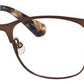KS Benedetta Rectangular Eyeglasses 04IN-Matte Brown