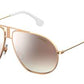  Carrera Bound Aviator Sunglasses 0DDB-Gold Copper