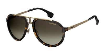  Carrera 1003/S Aviator Sunglasses 02IK-Havana Gold