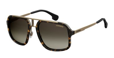  Carrera 1004/S Rectangular Sunglasses 02IK-Havana Gold (Back Order 2 weeks)