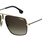  Carrera 1006/S Rectangular Sunglasses 02M2-Black Gold