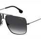  Carrera 1006/S Rectangular Sunglasses 0V81-Dark Ruthenium Black