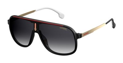  Carrera 1007/S Rectangular Sunglasses 0807-Black