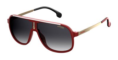 Carrera 1007/S Rectangular Sunglasses 0C9A-Red