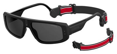  Carrera 1022/S Rectangular Sunglasses 0003-Matte Black