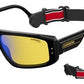  Carrera 1022/S Rectangular Sunglasses 0OIT-Black Redgd