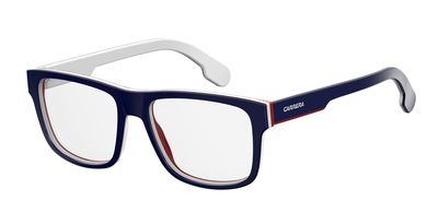  Carrera 1101/V Rectangular Eyeglasses 00BP-Blue White Striped