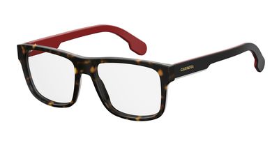  Carrera 1101/V Rectangular Eyeglasses 0581-Havana Black