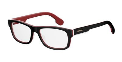  Carrera 1102/V Rectangular Eyeglasses 02OP-Striped Black White